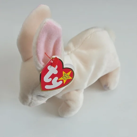 Ty Beanie Babies White And Cream Collection - Bunny, Lambs, Unicorn, And Bear - Picture 2 of 7